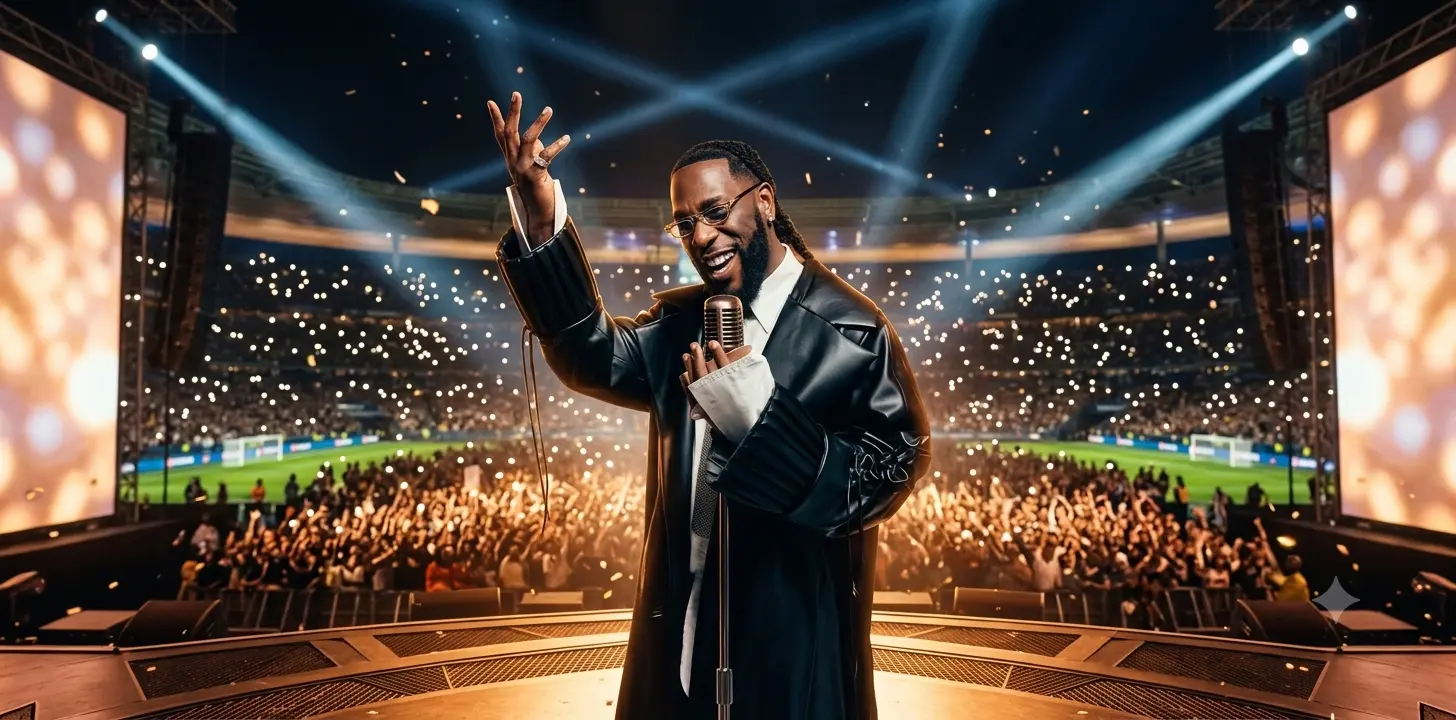 Burna Boy Just Became the First African Artist to Ever Perform at a World Cup Halftime Show — And He Didn't Do It Quietly